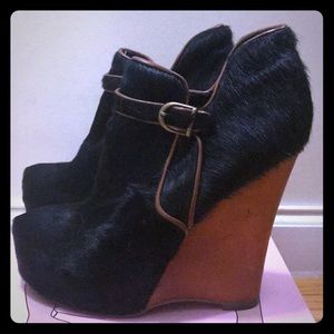Rare Jeffrey Campbell wedge heels
